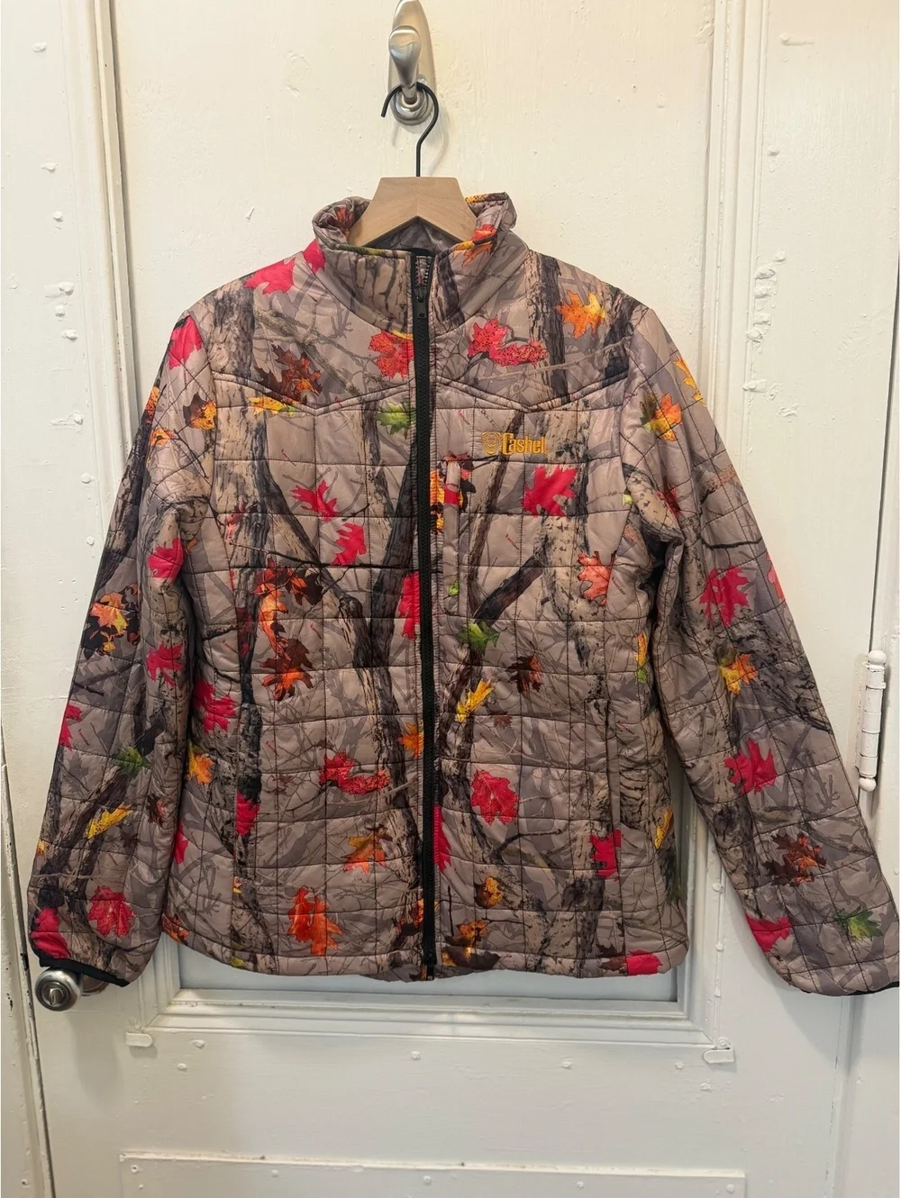 Castel Hot Leaf Lightweight Camo Jacket, Size Large